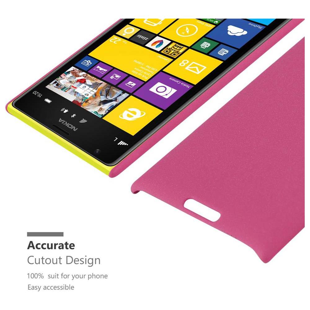 Custodia Compatibile Con Nokia Lumia 1520 In Frosty Rosa - Hard Case Coperchio Protettivo In Frosted Look Contro I Graffi E Gli Urti - Foto 5