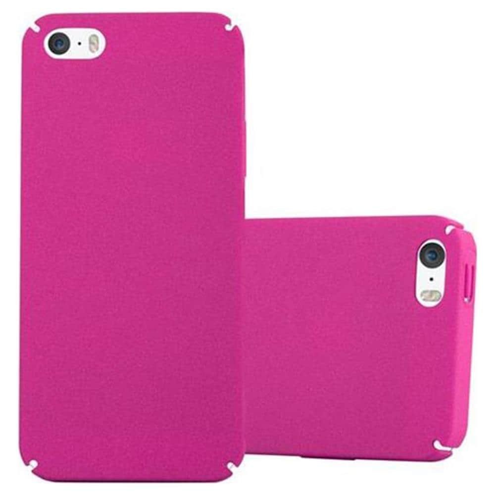 Custodia Compatibile Con Apple Iphone 5 / Iphone 5s / Iphone Se In Frosty Rosa - Hard Case Coperchio Protettivo In Frosted Look Contro I Graffi E Gli Urti - Foto 1