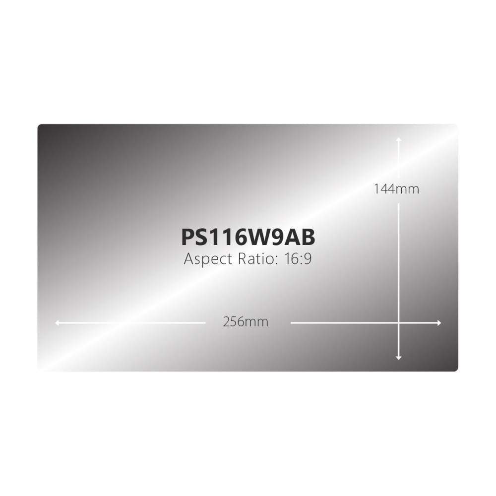 Filtro per Privacy PS116W9AB da 11.6" senza Cornice con Proporzioni 16:9  - Foto 1