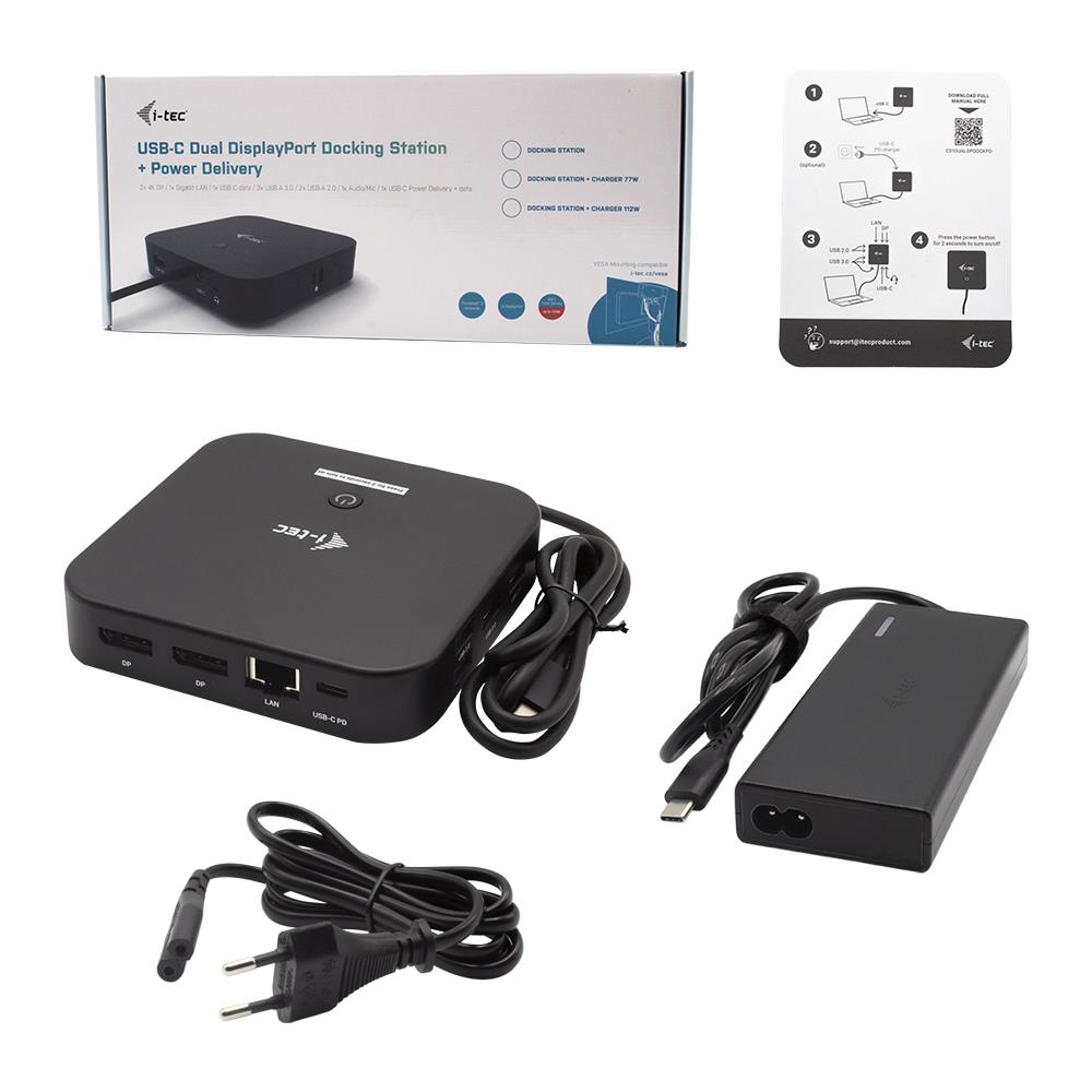 Docking Station Universale 4K 5x USB 3.2 Dual Display Nero + Power Delivery 65W + Caricabatterie Universale 77W - Foto 8
