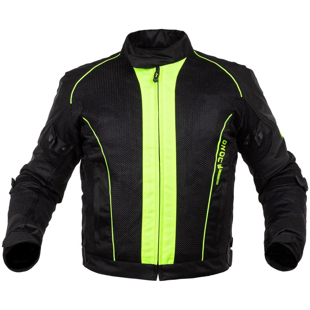 Giacca Mesh Traforato Traspirante Tessuto Tecnico Moto Touring Sport Fluo Xs - Foto 5