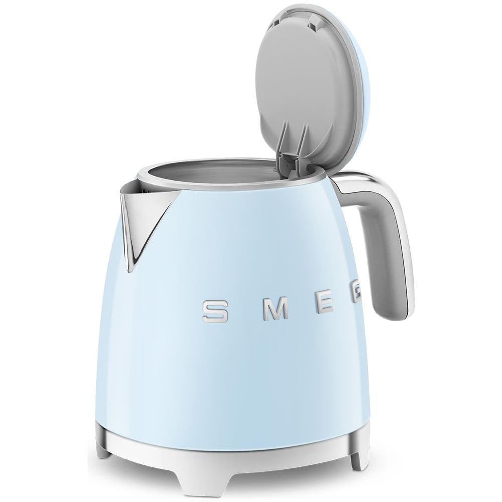 Bollitore Elettrico Piccolo Estetica 50's Style Capacità 0,8 lt Potenza 1400 Watt Colore Azzurro - Foto 10
