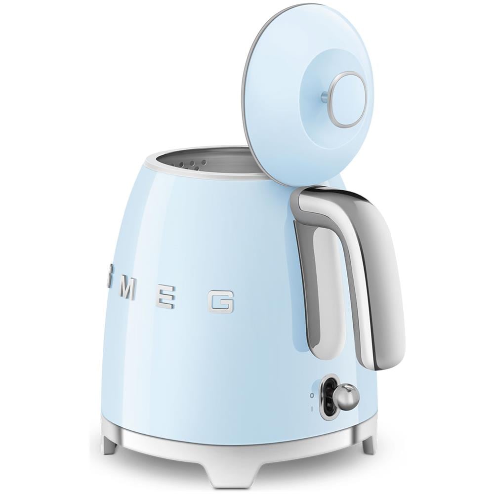 Bollitore Elettrico Piccolo Estetica 50's Style Capacità 0,8 lt Potenza 1400 Watt Colore Azzurro - Foto 2