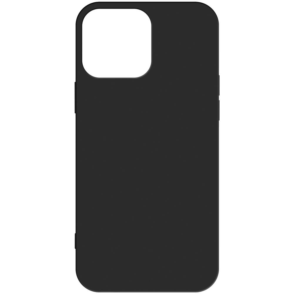 Cover Iphone 14 Pro Max Gel Di Silicone Resistente Flessibile Ultra-sottile Nera - Foto 1
