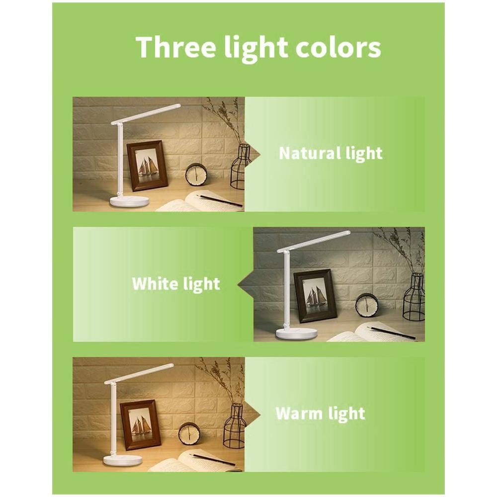 Lampada A 36 Led Da Scrivania Pieghevole Dimmerabile Batteria Ricaricabile Con Alimentazione Usb - Foto 2