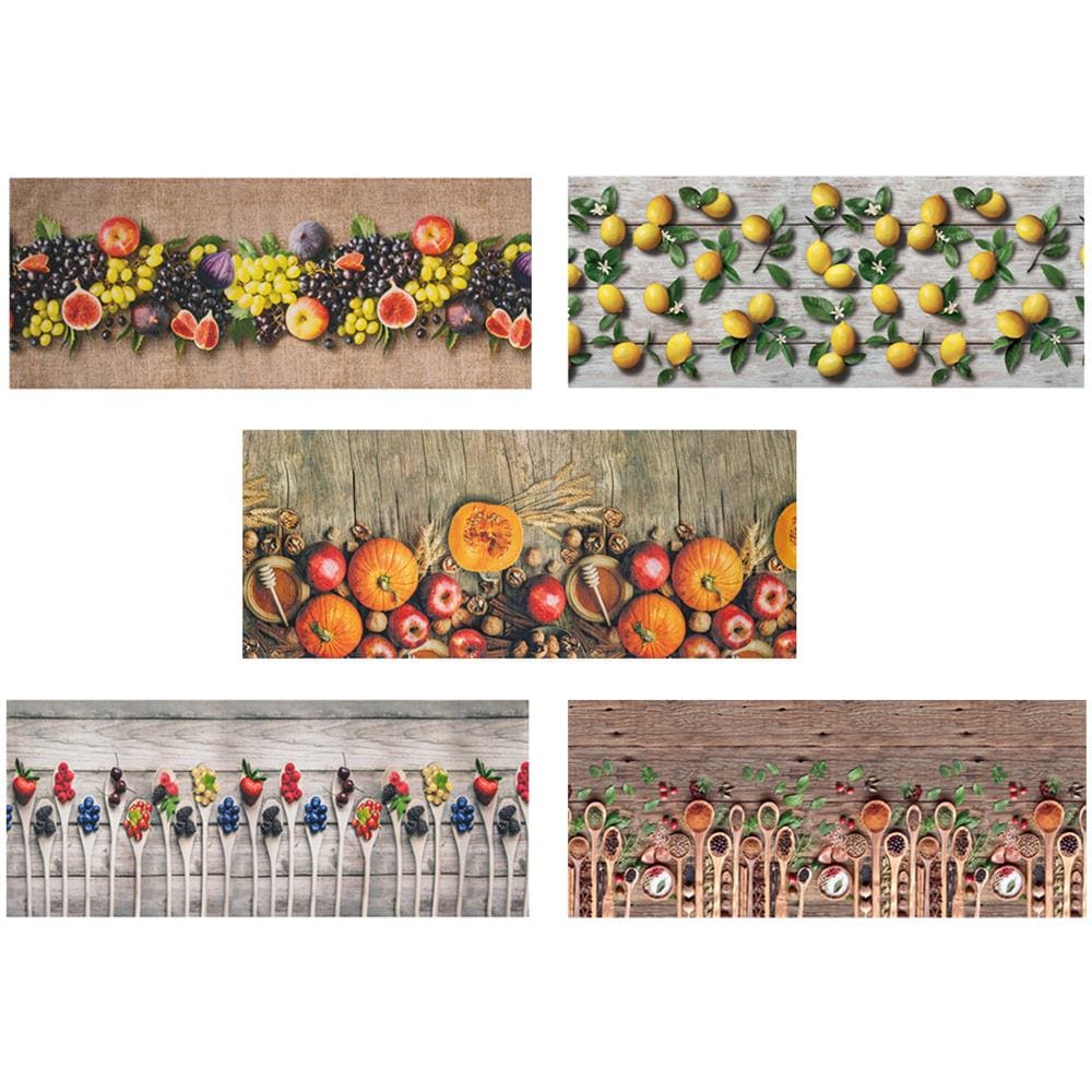 Tappeto Cucina Antiscivolo Stampa Digitale Linea Emozioni Fantasie Sapori 58x240 Limoni - Foto 2