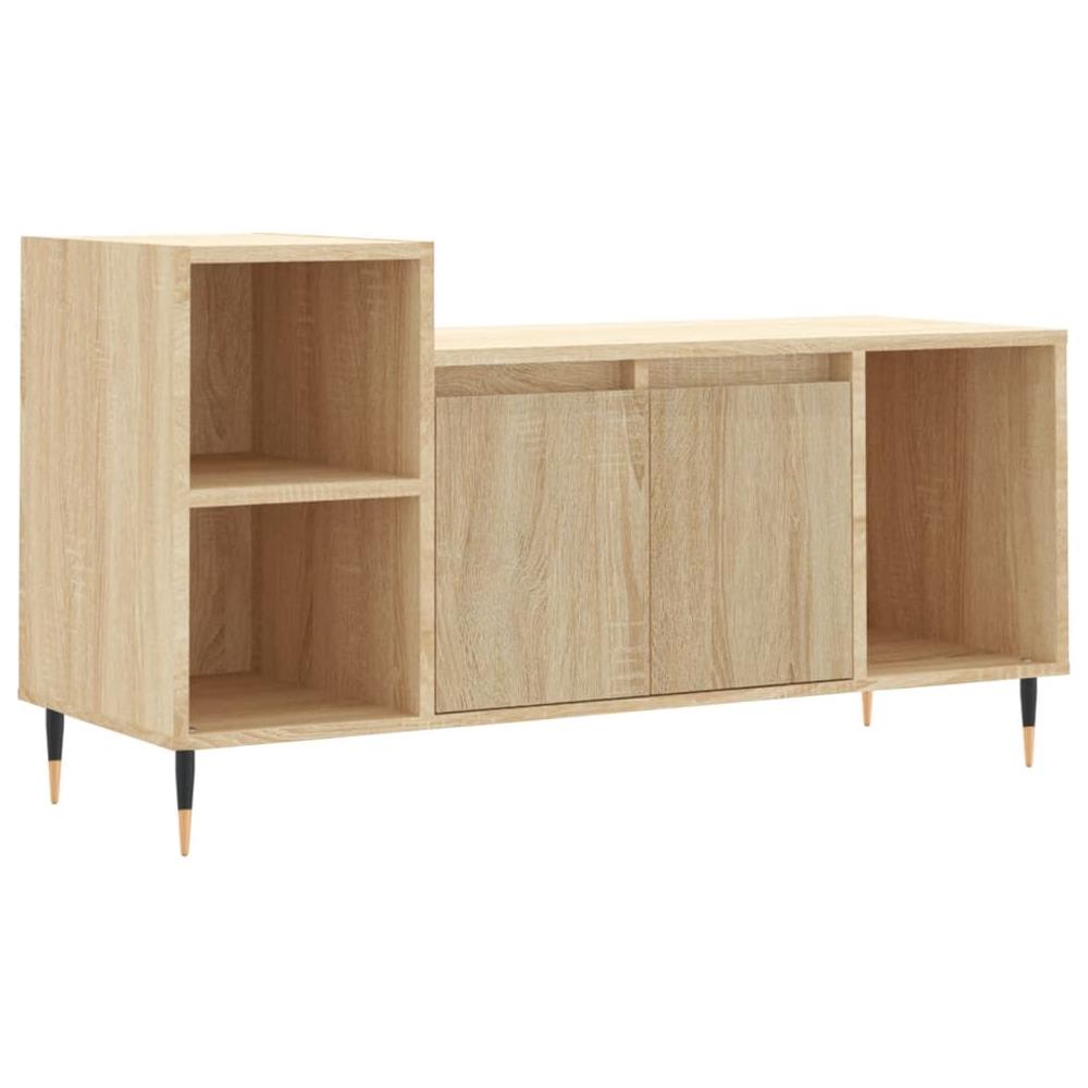 Mobile Per Tv Rovere Sonoma 100x35x55 Cm Legno Multistrato - Foto 2