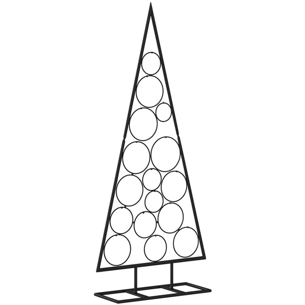 Albero di Natale Decorativo in Metallo Nero 125 cm - Foto 2