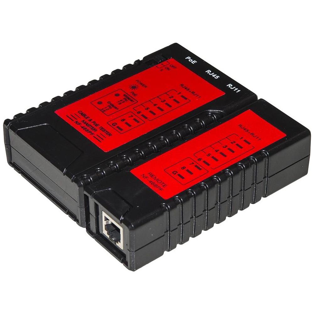 Tester di Rete per Cavi RJ11 RJ45 e POE - Foto 1
