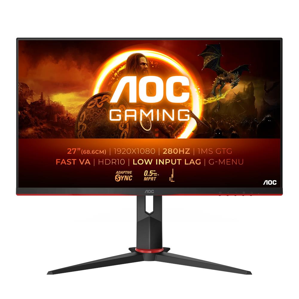 Monitor 27" LCD Fast VA Gaming G2 27G2ZN3/BK 1920 x 1080 Full HD Tempo di Risposta 0.5 ms Frequenza di Aggiornamento 280 Hz - Foto 1