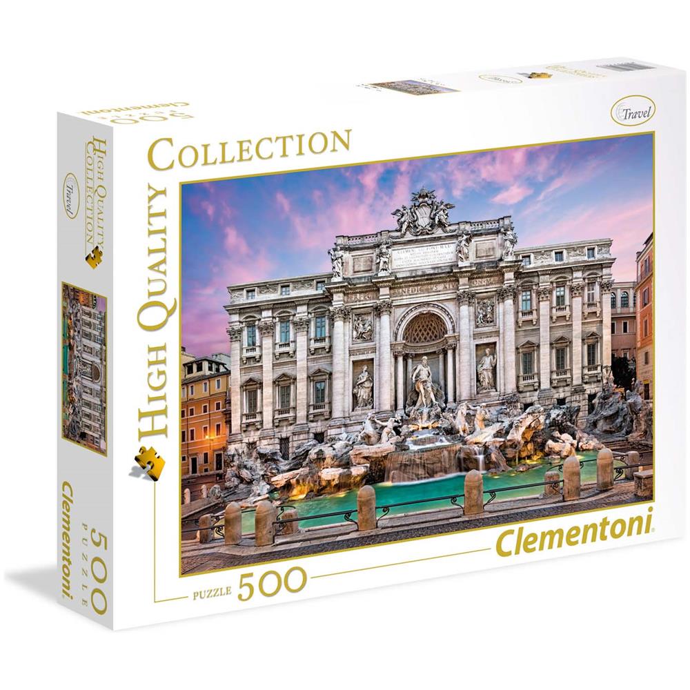 CLM35047 Puzzle da 500 Pezzi - Trevi Fountain - Foto 1