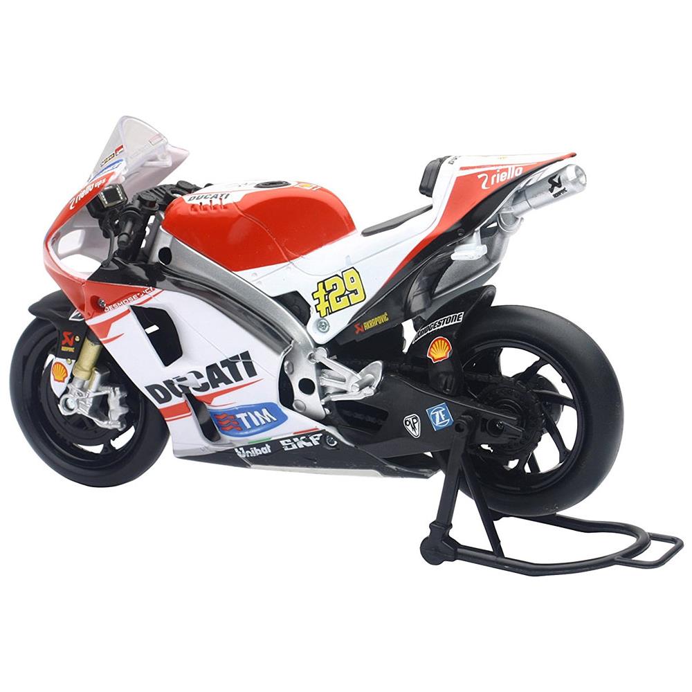 Modellino Die Cast Motocicletta Ducati Desmosedici Iannone Scala 1:12 Metallo - Foto 2