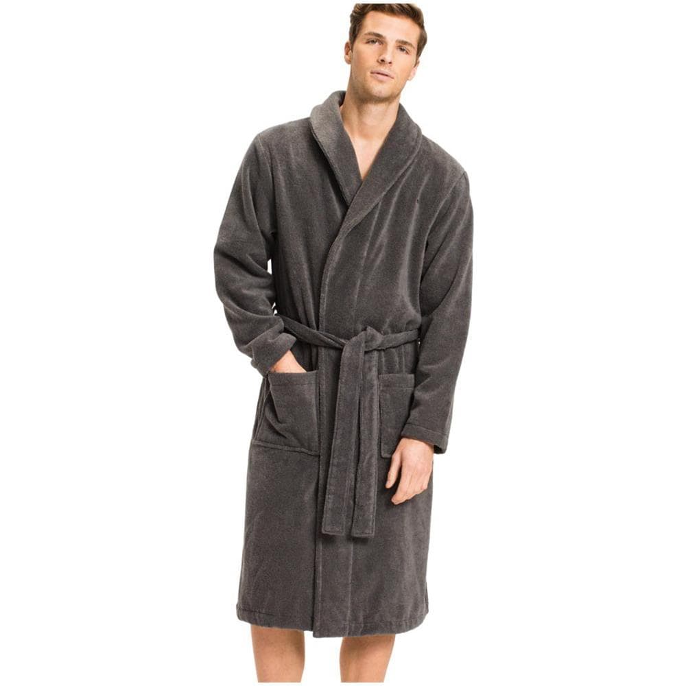 Intimo Towelling Bathrobe Abbigliamento Uomo S - Foto 3