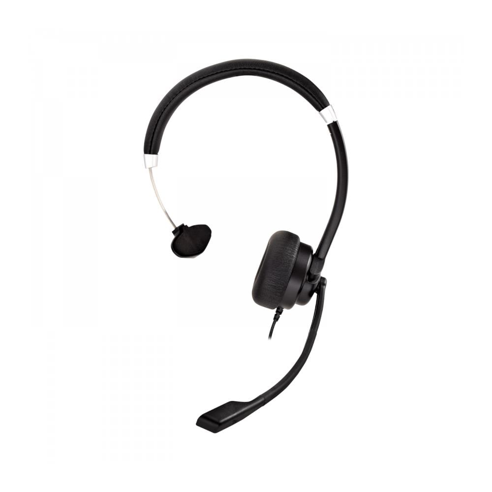 HA401 Cuffia Deluxe Mono Padiglione Auricolare Cablato con Microfono Integrato Colore Nero / Argento - Foto 2