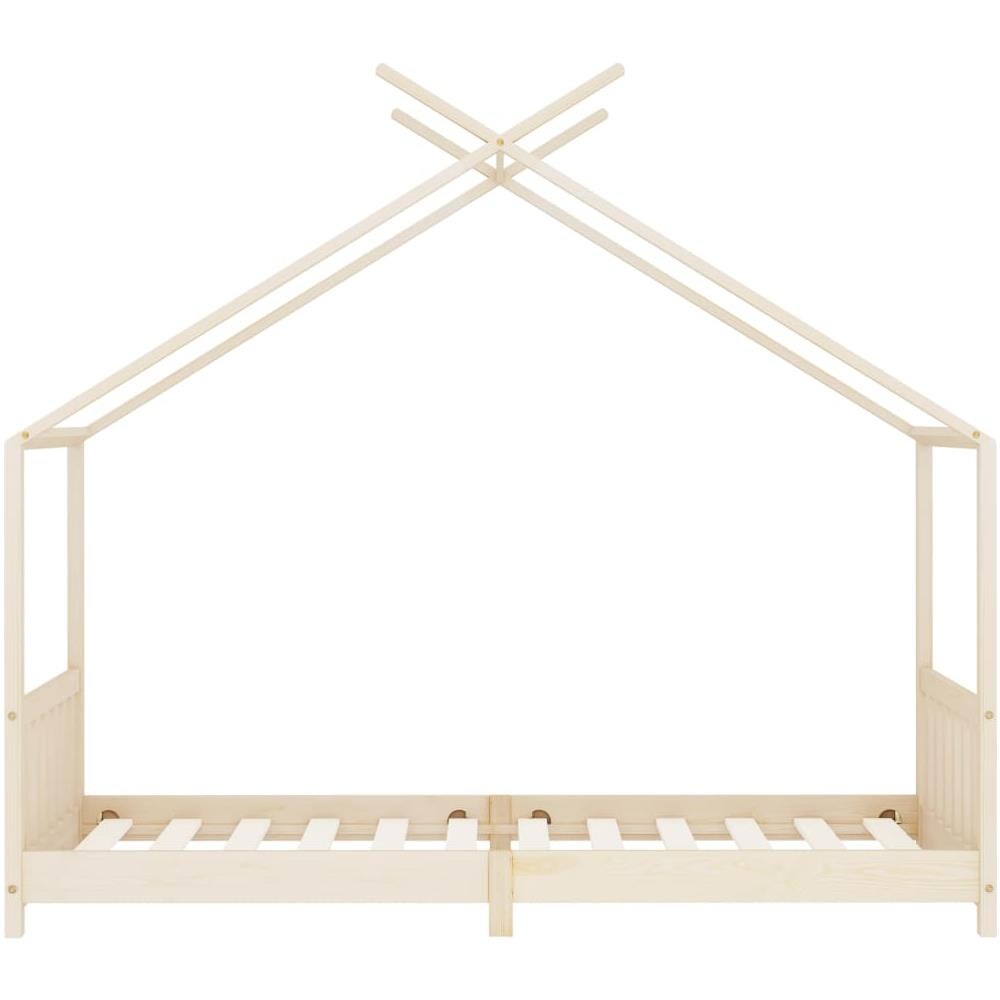 Giroletto Per Bambini In Legno Massello Di Pino 90x200 Cm - Foto 2