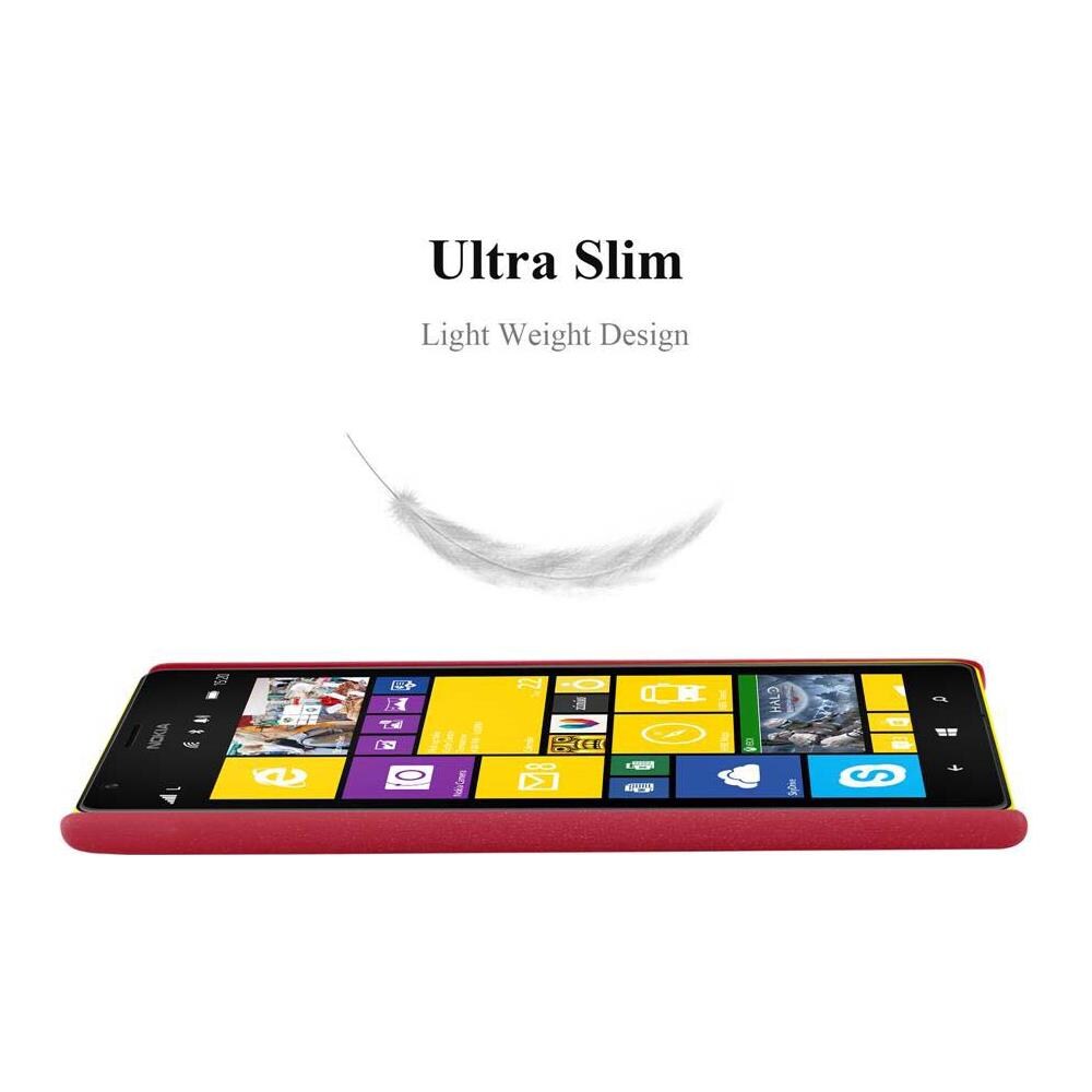 Custodia Compatibile Con Nokia Lumia 1520 In Frosty Rosso - Hard Case Coperchio Protettivo In Frosted Look Contro I Graffi E Gli Urti - Foto 2