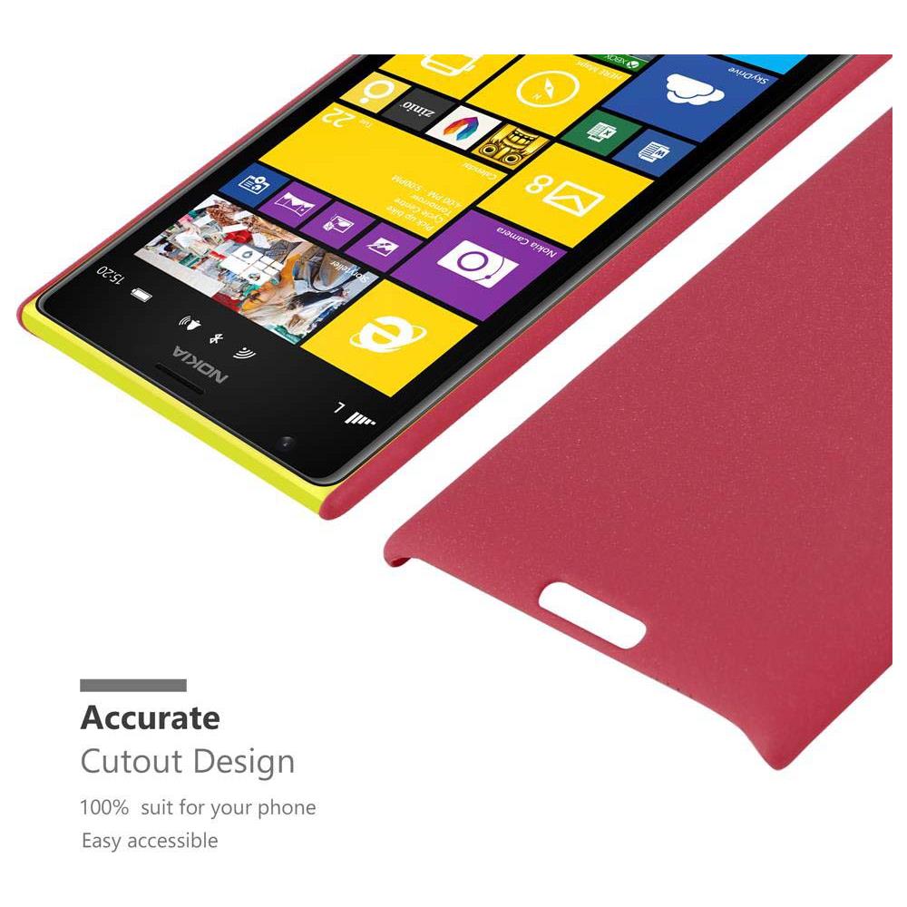 Custodia Compatibile Con Nokia Lumia 1520 In Frosty Rosso - Hard Case Coperchio Protettivo In Frosted Look Contro I Graffi E Gli Urti - Foto 5