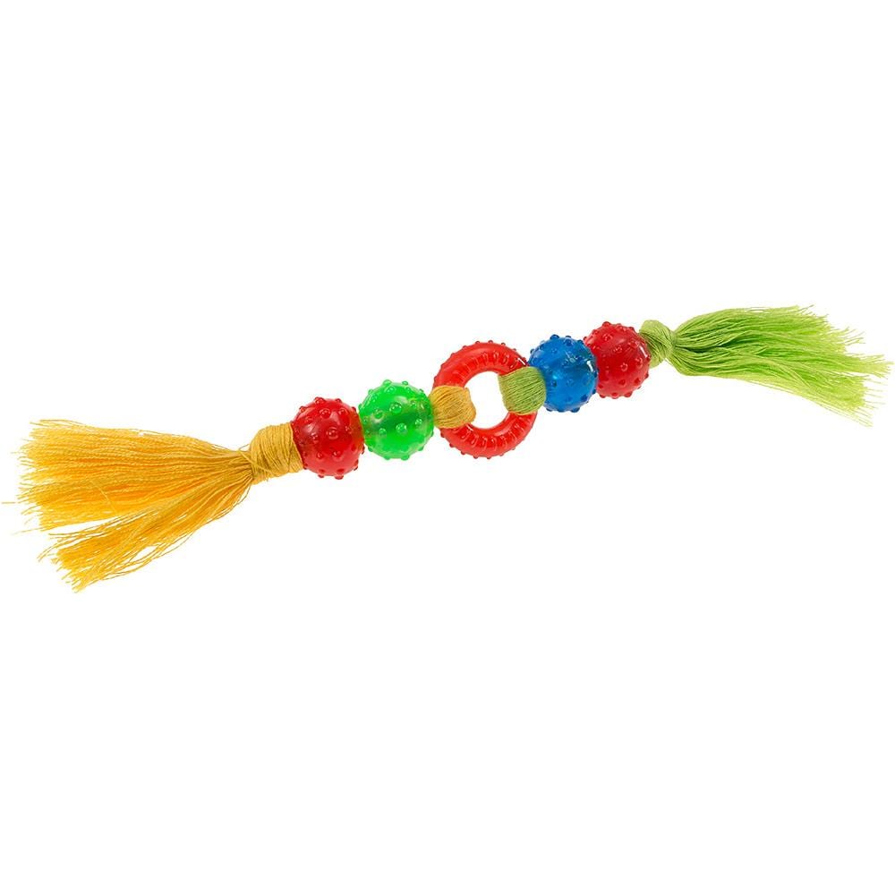 Gioco Per Cani Pa 6419 Con Cordino E Anello Da Mordere, Igiene Orale Cura Dentale - Foto 1