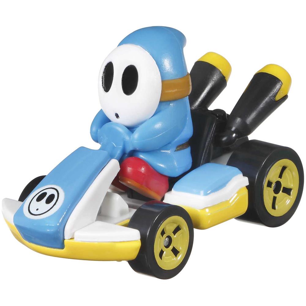 GRN21 Hot Wheels - Mario Kart: Light Blue Shy Guy, Standard Cart - Foto 2
