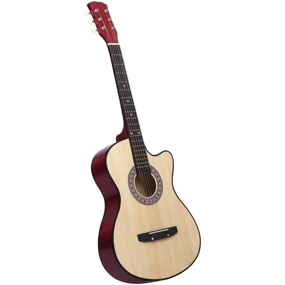 Chitarra Acustica Western con 6 Corde 38"" in Legno di Tiglio - Foto 1