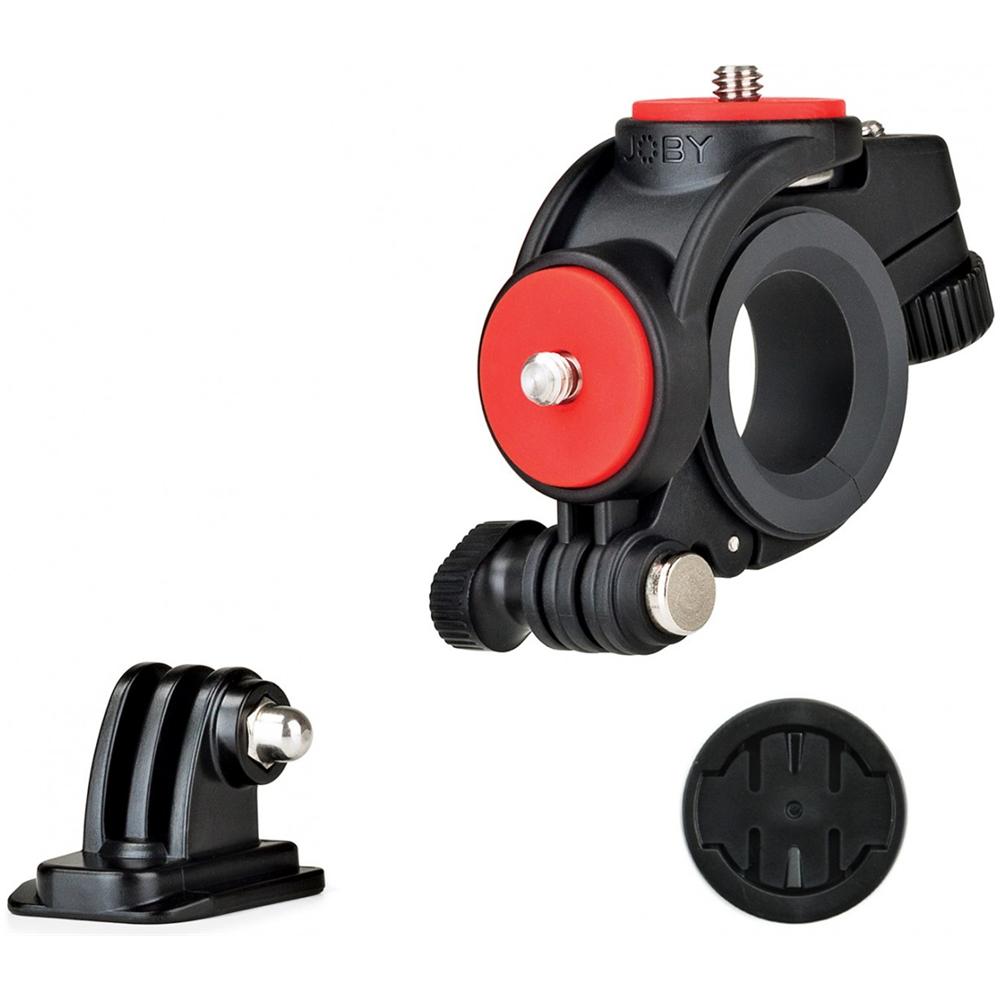 JB01388, Camera mount, Bicicletta, Nero, Rosso, Gomma, Silicone, Acciaio inossidabile, GoPro - Foto 1