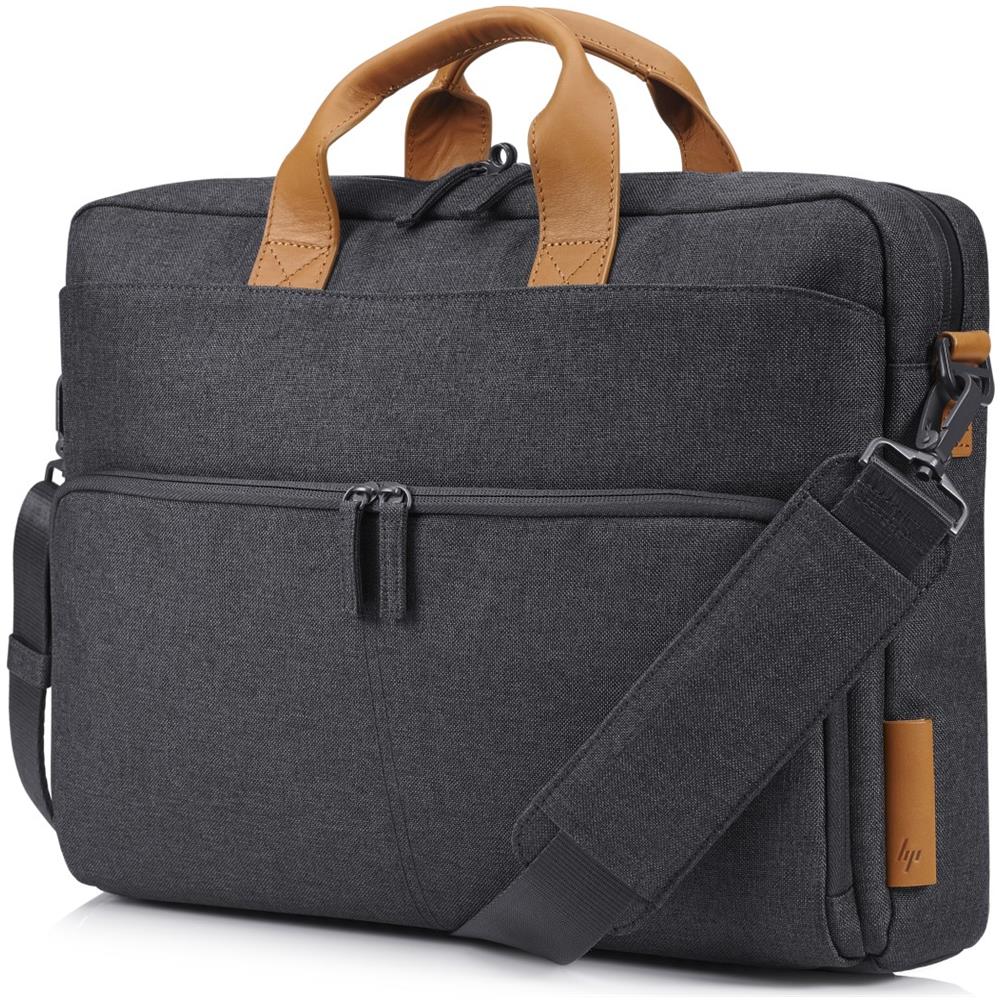 Borsa a Tracolla con Manici in Pelle Envy per Notebook fino a 15.6" (Finiture Beige) - Foto 1