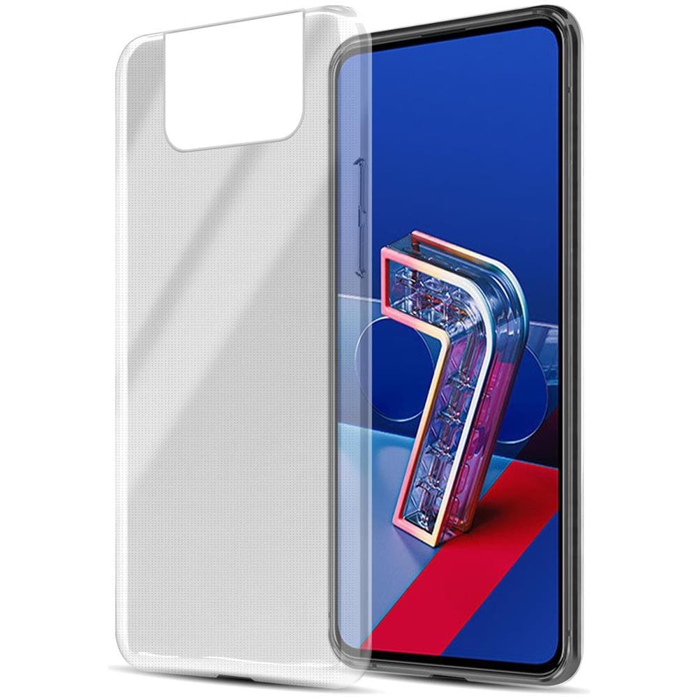 Custodia Compatibile Con Asus Zenfone 7 In Completamente Trasparente - Coperchio Protettivo In Silicone Tpu Flessibile - Foto 1