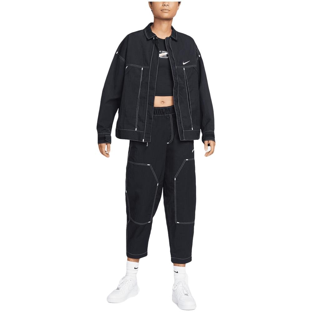 T-shirt Da Donna Crop Swoosh Nera Taglia L Cod Dn5798-010 - Foto 4