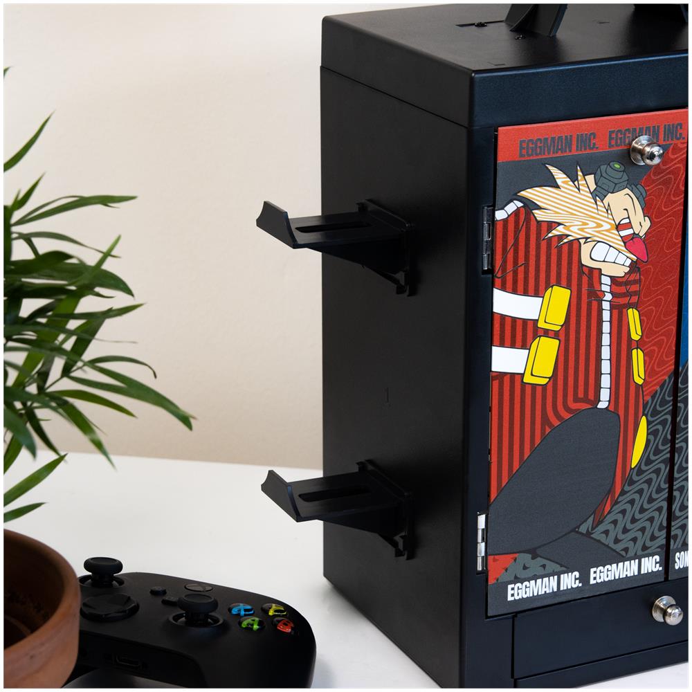 Sega - Armadietto Da Gioco Ufficiale Di Sonic The Hedgehog Per 4 Controller - 10 Giochi - 1 Auricolare - Foto 2