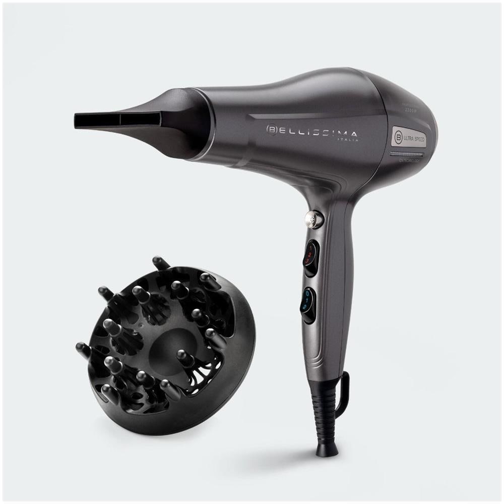 Asciugacapelli Professionale 11859 con Potenza 2200 W Colore Grigio /Argento - Foto 1