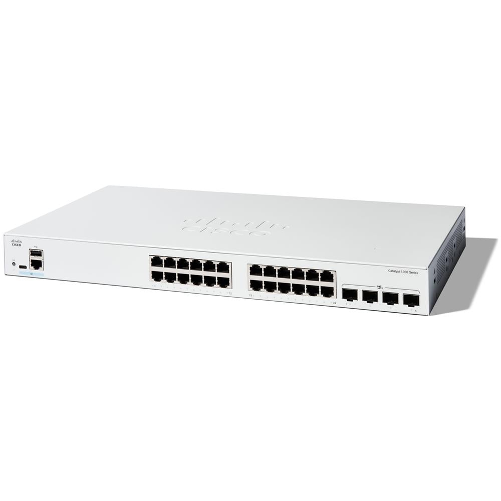 Switch C1300-24T-4X Gestito L2/L3 Gigabit Ethernet (10/100/1000) 24 x RJ-45 QoS CLI Bianco - Foto 1