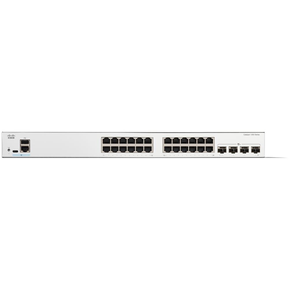 Switch C1300-24T-4X Gestito L2/L3 Gigabit Ethernet (10/100/1000) 24 x RJ-45 QoS CLI Bianco - Foto 2