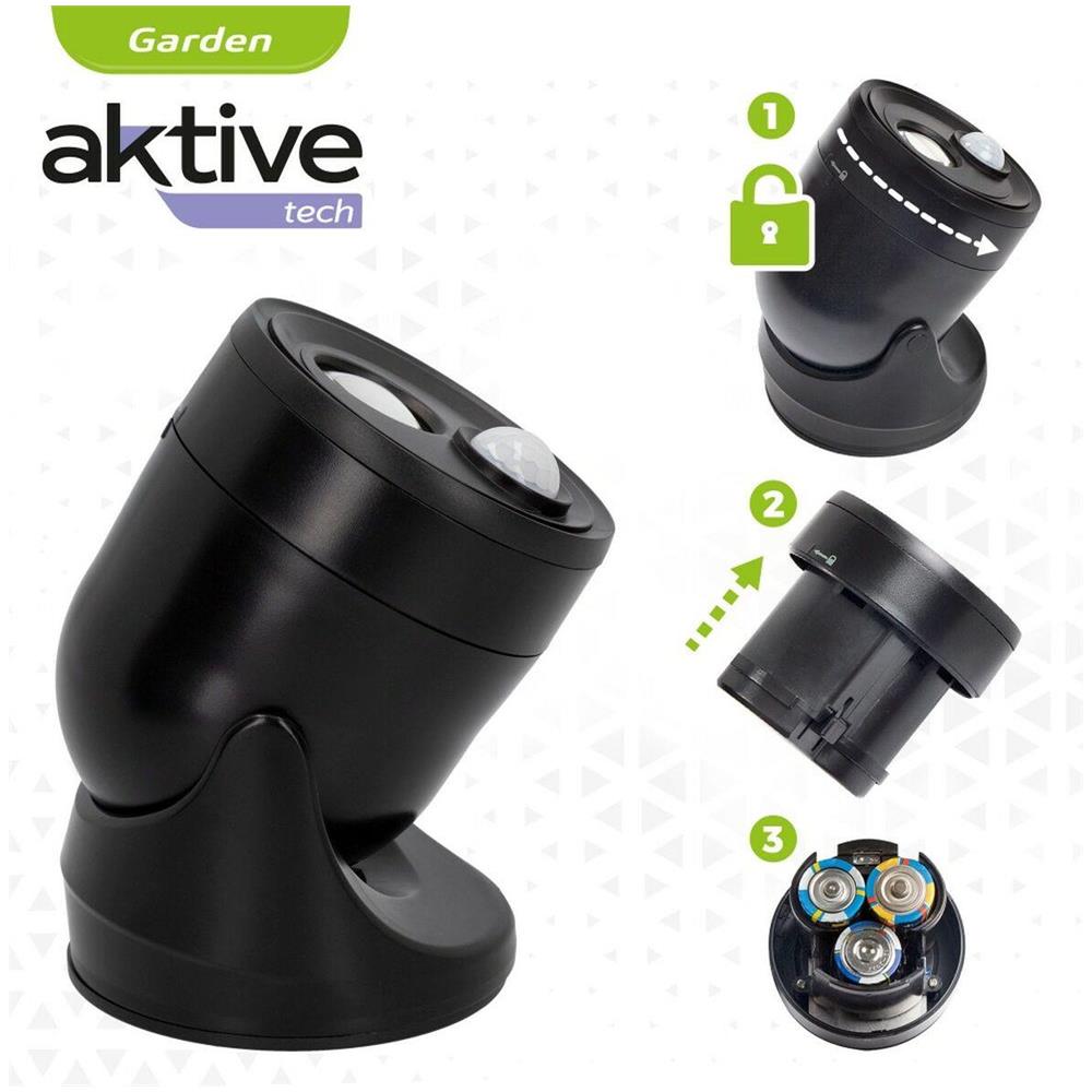 Luce Solare Aktive Plastica 10,5 X 12,5 X 13,5 Cm (12 Unità) - Foto 6