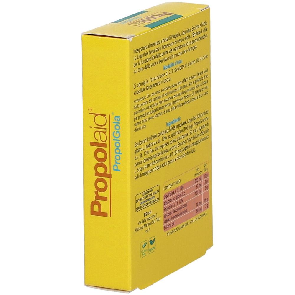 Propolaid Tavolette Gola Miele 30 Tavolette - Foto 5