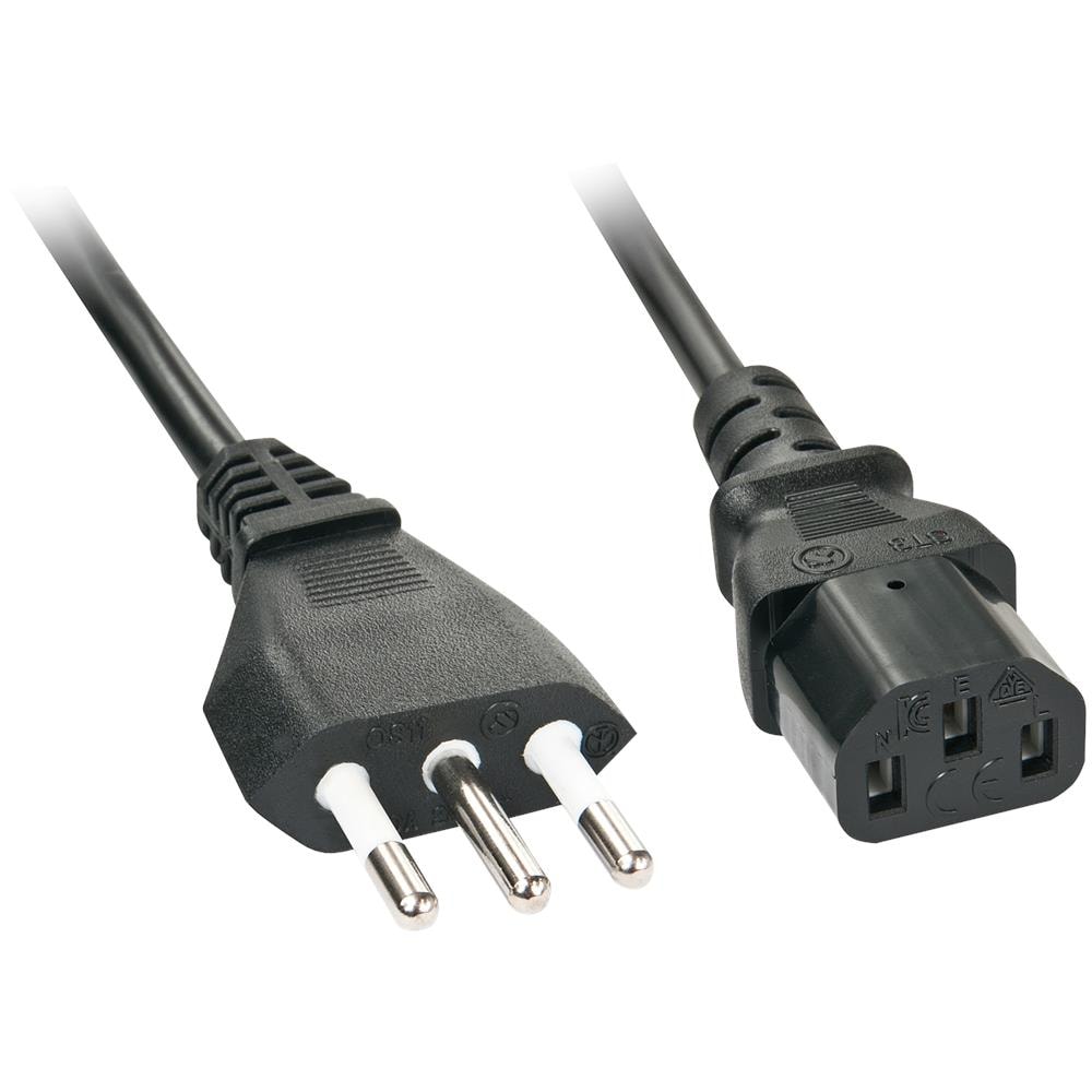 Cavo Di Alimentazione Iec-c13 / Schuko It 2m - Foto 1