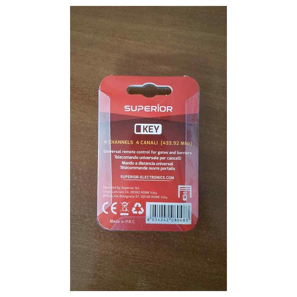 Radiocomando-per-cancelli-4-canali-433-92-mhz-frequenza-fissa-autoapprendente - Foto 2