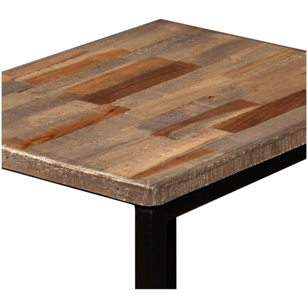 Set Tavolini A Incastro 3 Pz In Teak Massello Di Recupero - Foto 7