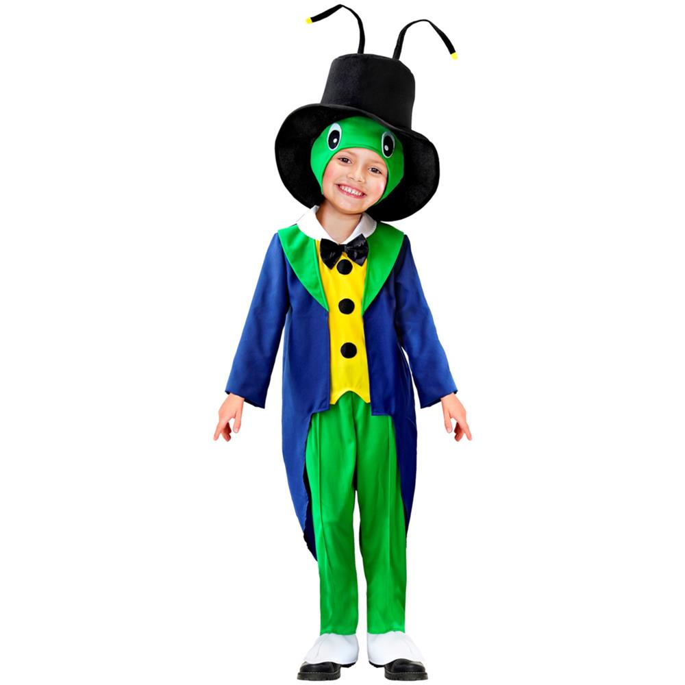 Costume Da Grillo Per Bambino - Taglia: 2 - 3 Anni (104 Cm)  - Foto 1