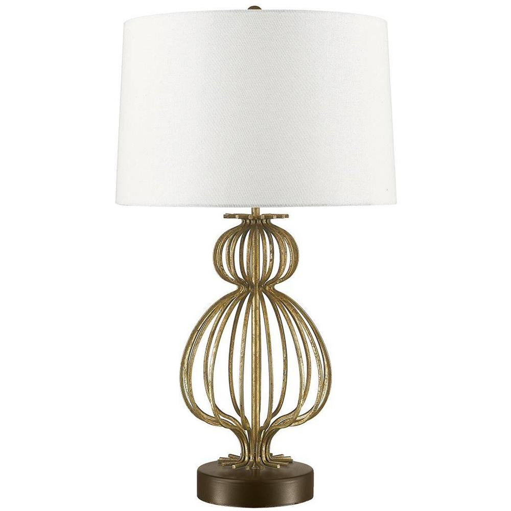 Lampada Da Tavolo 1 Luce Oro, E27 - Foto 1