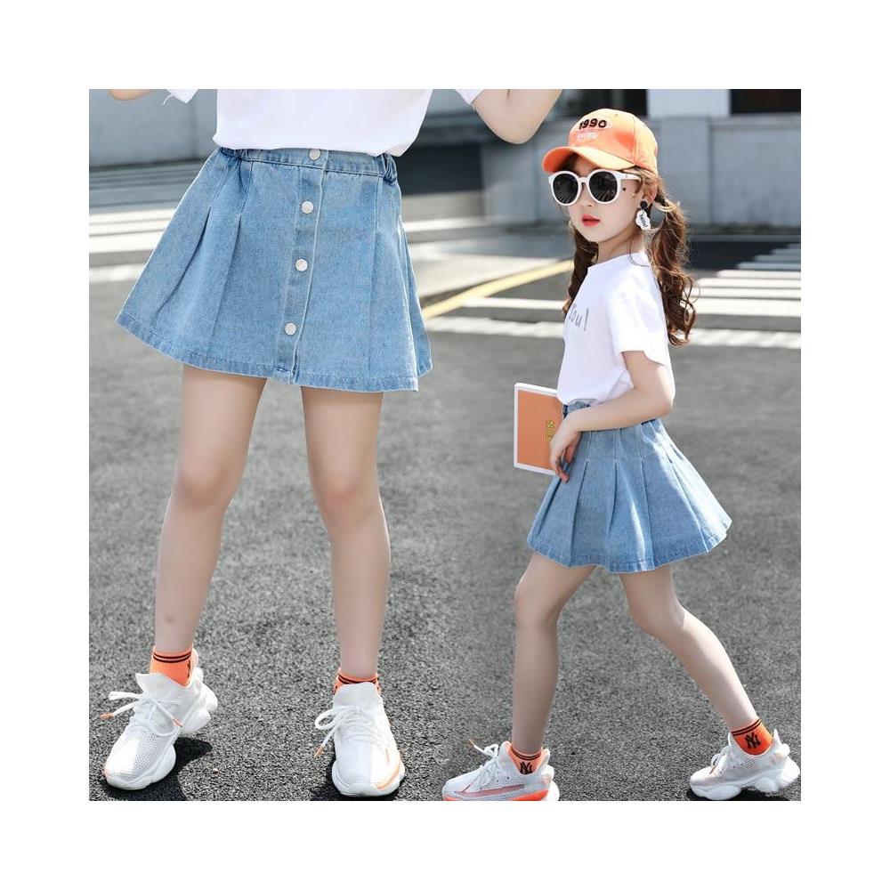 SLOWMOOSE - Gonna Di Jeans Per Ragazze - Pantaloncini Da Adolescente Casual  Alla Moda [ xfxz-c / 4] - ePRICE