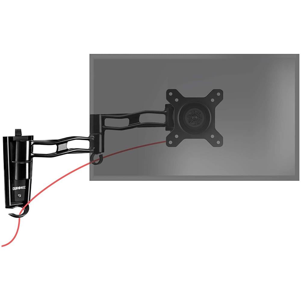 Dm35w1x3 Supporto Da Parete Monitor 13” - 27” Staffa Supporto Monitor / Schermo Con Due Braccia Estensorie Vesa Max 100 X 100mm Struttura In Lega Di Aluminio Portata 20kg - Foto 1
