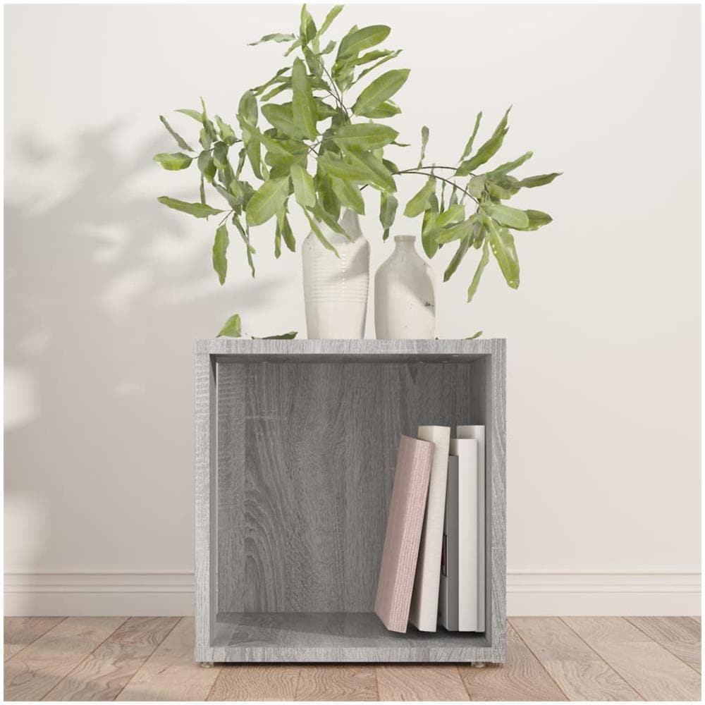 Tavolino Salotto Grigio Sonoma 33x33x34,5 Cm Legno Multistrato - Foto 3