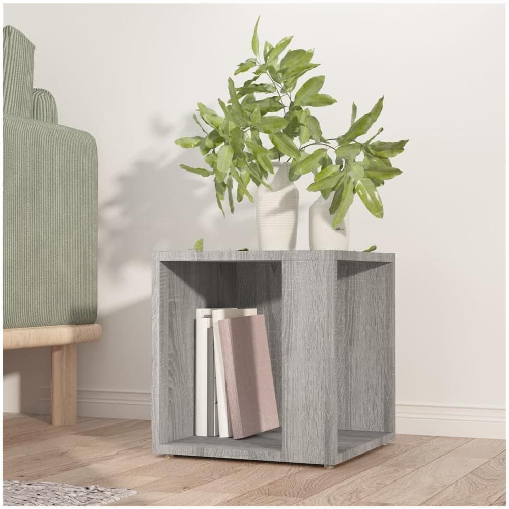 Tavolino Salotto Grigio Sonoma 33x33x34,5 Cm Legno Multistrato - Foto 1