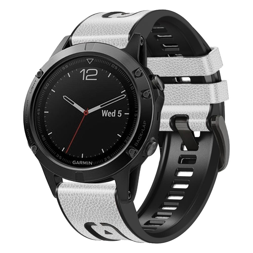 Cinturino In Tpu Per Garmin Fenix7/6/5 22mm White - Foto 2