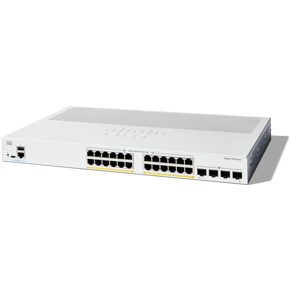 Catalyst 1200 Gestito L2 Gigabit Ethernet (10/100/1000) Supporto Power over Ethernet (PoE) 1U Bianco - Foto 1