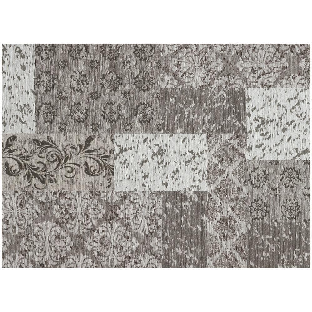 Tappeto Velour Antiscivolo Da Camera E Salotto Disegno Saturno Argento By Suardi 65x110 cm(Set 2 tappeti) Argento - Foto 5