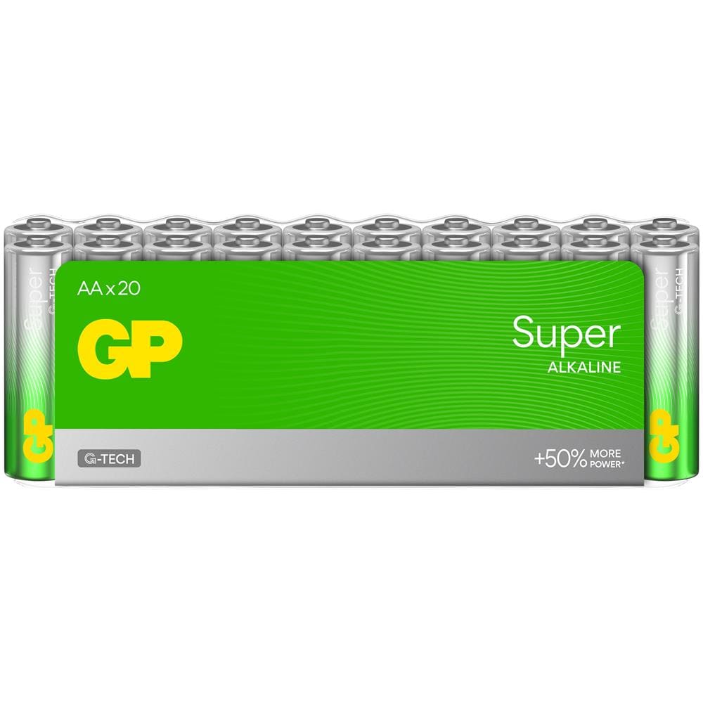 Confezione 20 Batterie Gp Super Alcaline Stilo Aa 15a /lr6 - Foto 1