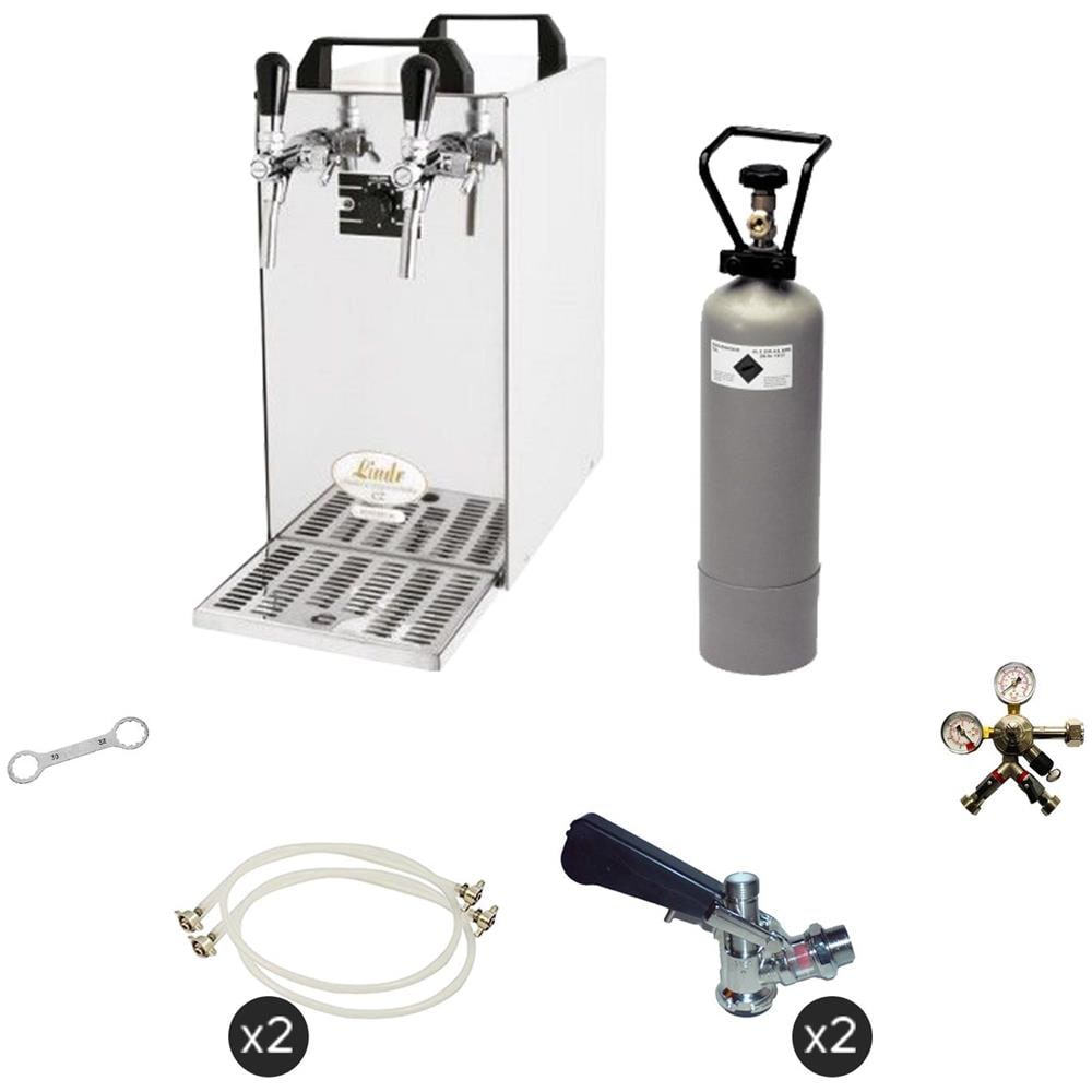 Set Completo - Spillatore Birra - Kontakt 40, Dispenser Birra, Macchina Per Birra 2-linee, 50 Litri /h, Keg:type D, Keg 2:nc Adapter - Foto 1