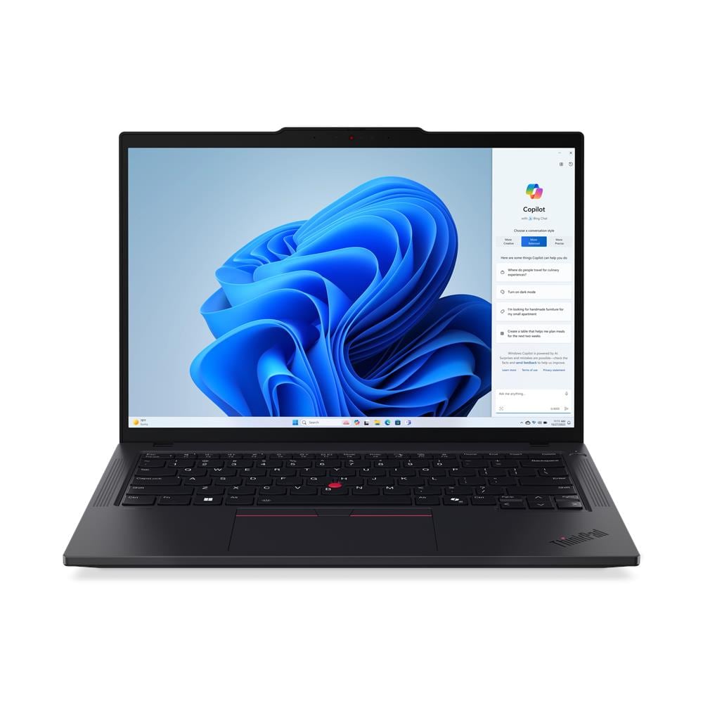 ThinkPad T14 Gen 5 (Intel) Intel Core Ultra 7 155U Computer portatile 35,6 cm (14") WUXGA 16 GB DDR5-SDRAM 512 GB SSD Wi-Fi 6E (802.11ax) Windows 11 Pro Nero - Foto 16