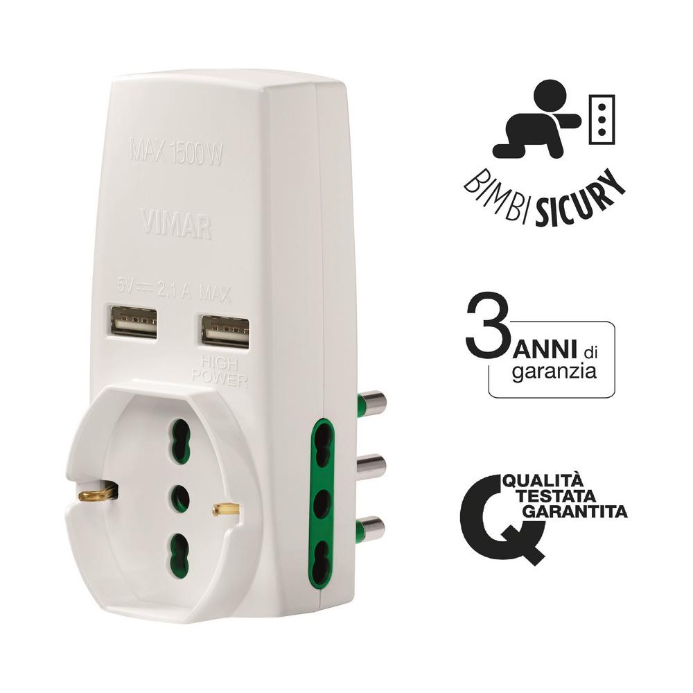 Adattatore Usb High Power Universale, 230v, Max 1500w - Foto 1